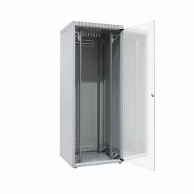  					Шкаф напольный 19, 47U, 2186х600х1000мм (ВхШхГ), дверь стеклянная с одноточ. замком, сзади укороченная дверь + фальшпанель 3U с щеточным вводом, без 				 