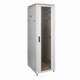  					ITK Шкаф сетевой 19 LINEA N 24U 600х800 мм стеклянная передняя дверь, задняя металлическая серый				 