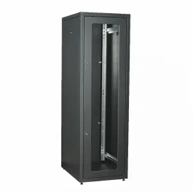  					ITK Шкаф LINEA E 42U 600х800мм двери 2шт стек. и метал. чер.				 