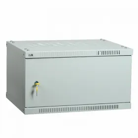  					ITK Шкаф LINEA WE 15U 600x650мм дверь металл серый				 
