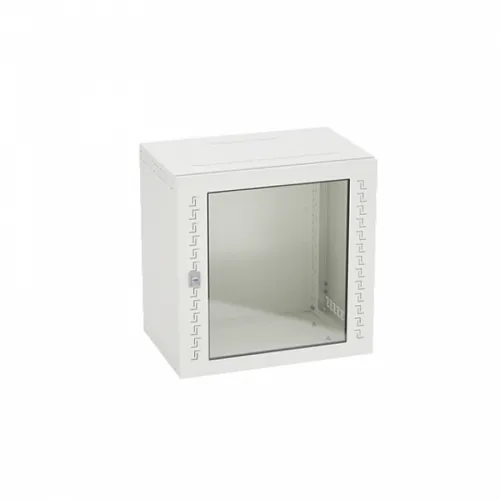 Шкаф телекоммуникационный навесной, 12 U (600х600х400) дверь стекло,RAL7035
