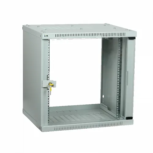 ITK Шкаф LINEA WE 15U 600x450мм дверь стекло серый