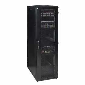  					ITK Шкаф серверный  48U 800х1000мм перф. двери черный (место 1)				 