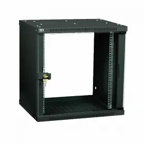 					ITK Шкаф LINEA WE 15U 550x350мм дверь стекло черный				 