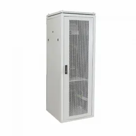  					ITK Шкаф сетевой 19 LINEA N 24U 600х1000 мм с L-профилями перфорированные двери серый				 