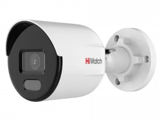 DS-I450L(B) 4Мп уличная цилиндрическая IP-камера с LED-подсветкой до 30м и технологией ColorVu