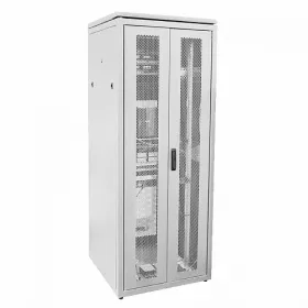 					ITK Шкаф сетевой 19 LINEA N 47U 800х800мм распашн. перф. дв. задн. перф. сер				 