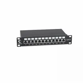  					Патч-панель 10, установочный размер 236 мм, 12 портов RJ-45 полностью экранированная, категория 6, Dual IDC				 