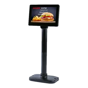 Дисплей покупателя АТОЛ PD-7000, USB, LCD 800*480, черный