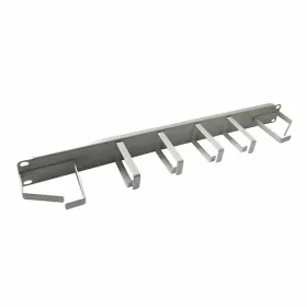  					Органайзер кабельный горизонтальный 19 1U, 6 колец				 