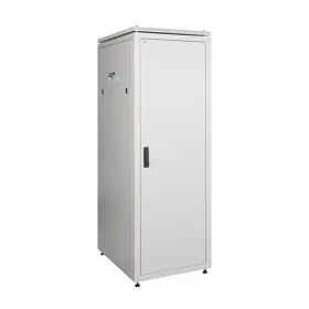  					ITK Шкаф сетевой 19 LINEA N 28U 600х600 мм металлическая передняя дверь серый				 