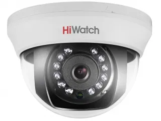 DS-T101 (3.6 mm) Купольная HD-TVI видеокамера с ИК-подсветкой до 20м