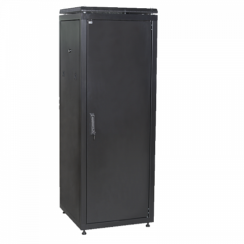 ITK Шкаф сетевой 19 LINEA N 28U 600х1000 мм металлическая передняя дверь черный