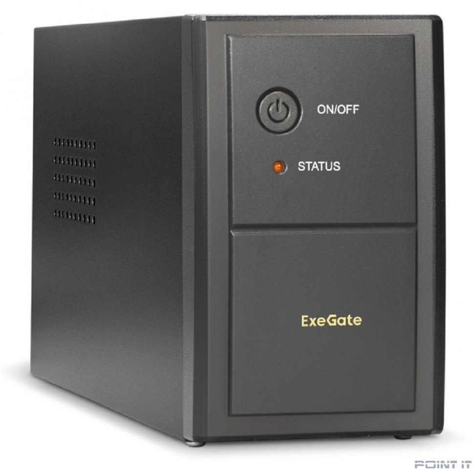 Exegate EP285520RUS ИБП Power Back BNB-400.LED.AVR.4C13 <400VA/240W, LED, AVR, 4*C13, металлический корпус Black>