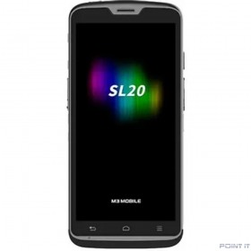 M3 Mobile SL20 SL204C-R2CHSE-HF-01 (Android 11 GMS, LTE(4G), 802.11 a/b/g/n/ac, SE4710 2D Scanner, передняя и задняя камеры, HD, BT 5.0, GPS, NFC(HF), 4G/64G, расширенная батарея (5,000mAh), кабель US