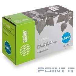Cactus Картридж лазерный CS-CE250A CE250A черный (5000стр.) для HP CLJ CP3525/CM3533