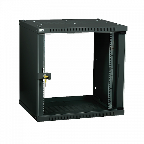 ITK Шкаф LINEA WE 15U 600x650мм дверь стекло черный