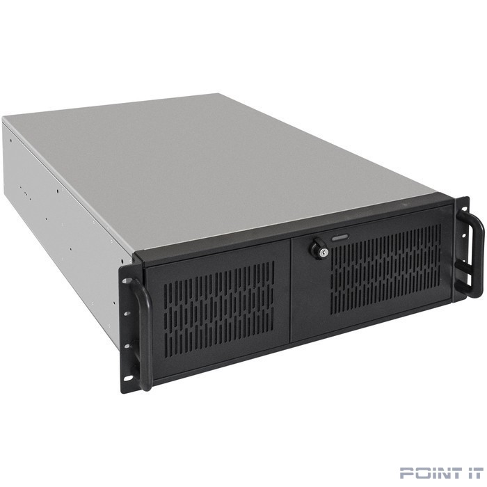 Exegate EX293259RUS Серверный корпус ExeGate Pro 4U650-010/4U4139L <RM 19", высота 4U, глубина 650, БП 800RADS, USB>