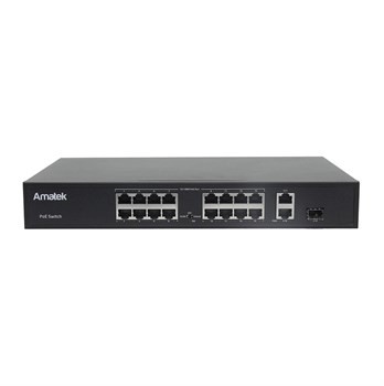 AN-S18P16 - 19-портовый 100/1000 Мбит/с L2 коммутатор с PoE+ до 300Вт