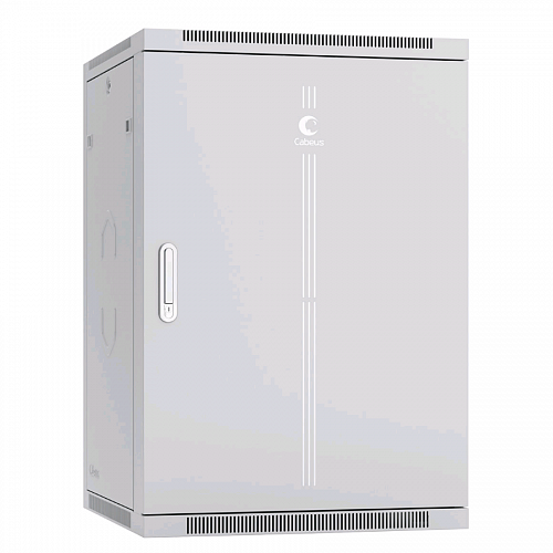 Шкаф телекоммуникационный настенный 19 18U 600x350x901mm (ШхГхВ) дверь металл