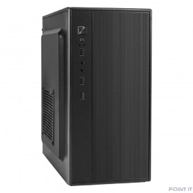 ExeGate BAA-408 (mATX, без БП, 2*USB, HD Audio, черный)