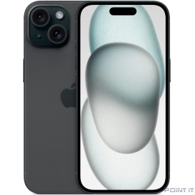 Apple iPhone 15 128Gb black 3G 4G 1Sim 6.1&quot; iOS 17 802.11 a/b/g/n/ac/ax NFC GPS A3090 MTP03HN/A (Индия)