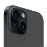 Apple iPhone 15 128Gb black 3G 4G 1Sim 6.1" iOS 17 802.11 a/b/g/n/ac/ax NFC GPS A3090 MTP03HN/A (Индия)