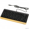 Клавиатура + мышь A4Tech Fstyler F1110 клав:черный/желтый мышь:черный/желтый USB Multimedia