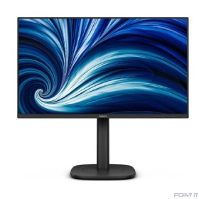 Монитор LCD PHILIPS 23.8&quot; 24B2U3301D {IPS 1920x1200 120Hz 4ms 300cd DVI HDMI DisplayPort DP-Out 4xUSB USB-C(90W) RJ45 2x2W HAS Pivot Swivel Internal VESA}