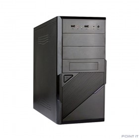Exegate EX284022RUS Корпус Minitower BA-201 Black, mATX, &lt;без БП&gt;, 2*USB, Audio