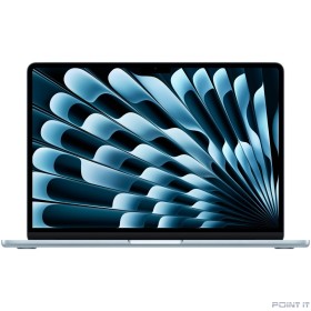 Ноутбук Apple MacBook Air 13-inch 2025 [MC6V4] (КЛАВ.РУС.ГРАВ.) Sky Blue 13.6&quot; Liquid Retina {(2560x1600) M4 10C CPU 10C GPU/24GB/512GB SSD} (A3240)