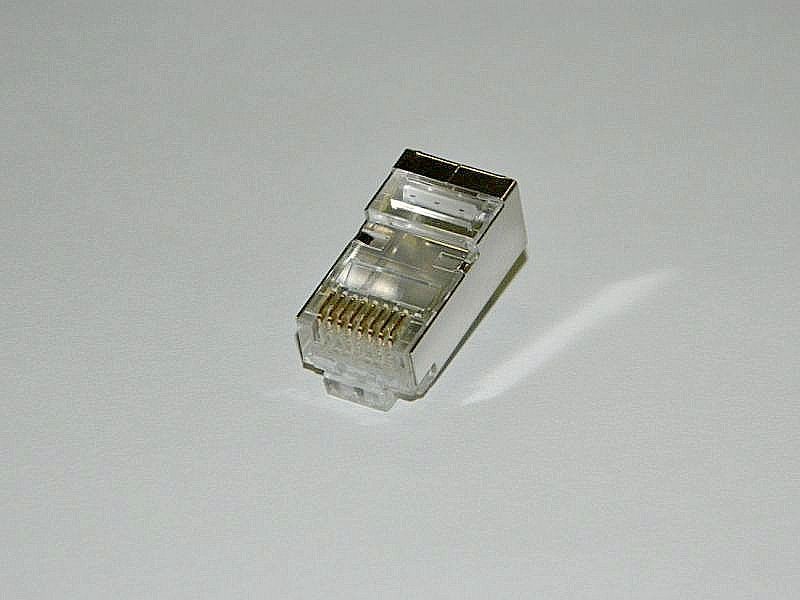 Коннектор RJ-45 Netko (8p8c) cat.6а, универсальный, экранированный, упаковка 25 шт. цена за шт
