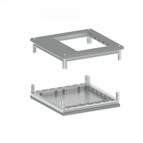 Крыша с фланцем и основание для IT корпусов CQE 800 x 1000 RAL7011