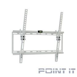 Kromax IDEAL-4 new white, наст. для TV 22&quot;-65&quot;, max 50 кг, 1 ст св., нак. 0°-10°, от ст. 23 мм, max VESA 400x400 мм.