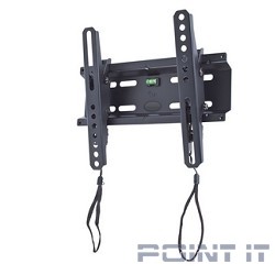 Kromax FLAT-6 new black, наст. для TV 15&quot;-47&quot;, max 35 кг, 1 ст св., нак. +3°-10°, от ст. 42 мм, max VESA 200x200 мм.