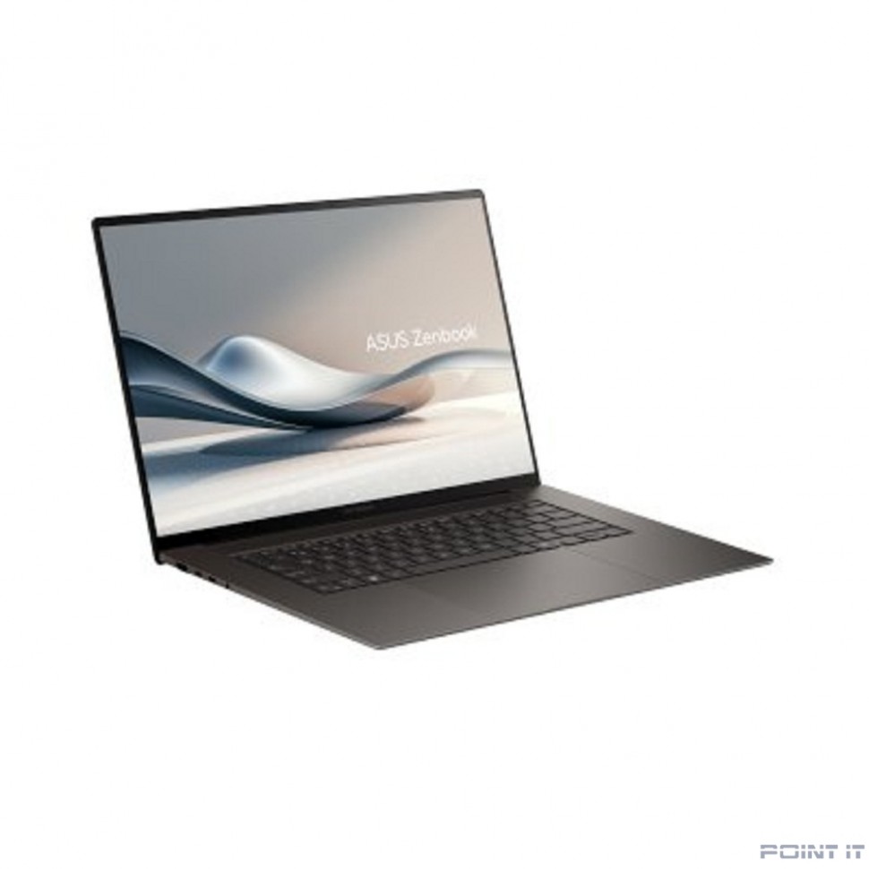 Ноутбук ASUS Zenbook S 16 UM5606WA-RK236W [90NB13M1-M00D50] Zumaia Gray 16" {OLED Ryzen AI 9 HX 370(2Ghz)/32768Mb/1024PCISSDGb/AMD Radeon 890M/Win11Home + алюм корп/+USB-RJ45