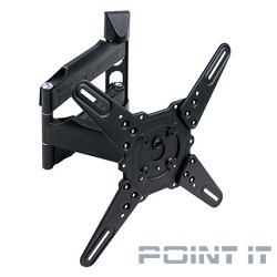 Kromax ATLANTIS-40 grey/black, Кр. стал. наст. для TV 22&quot;-65&quot;, max 40 кг, 5 ст св., нак. +5°-15°, пов. 180°, от ст. 60-523 мм, max VESA 400x400 мм.