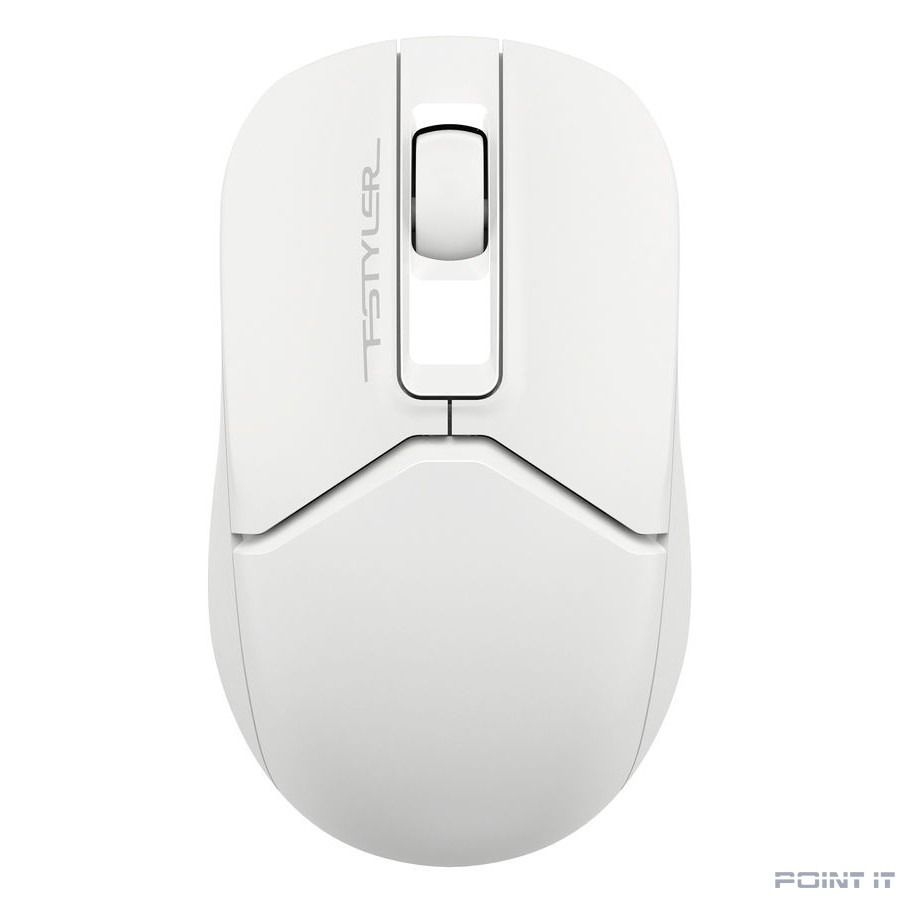 Мышь A4Tech Fstyler FG12 белый оптическая (1200dpi) беспроводная USB (3but)