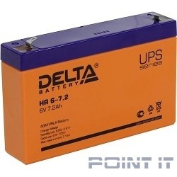 Delta HR 6-7.2 (7.2 А\ч, 6В) свинцово- кислотный аккумулятор