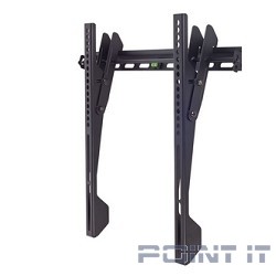 Kromax VEGA-12 black, наст. для TV 22&quot;-65&quot;, max 50 кг, 1 ст св., нак. 0°-8°, от ст. 42 мм, max VESA 400x400 мм.